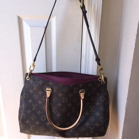 purple lv purse